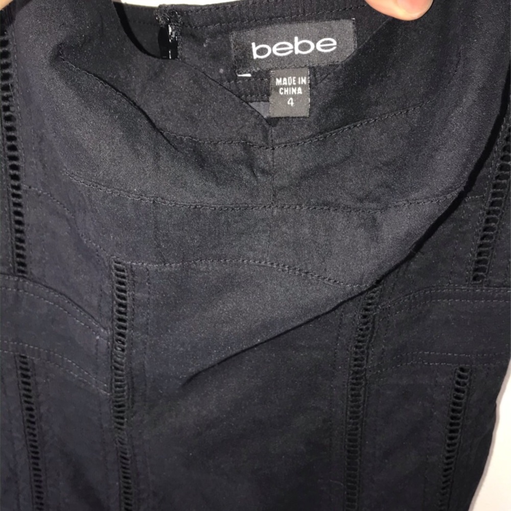 SOLD BEBE Black  dress - Picture 10 of 11